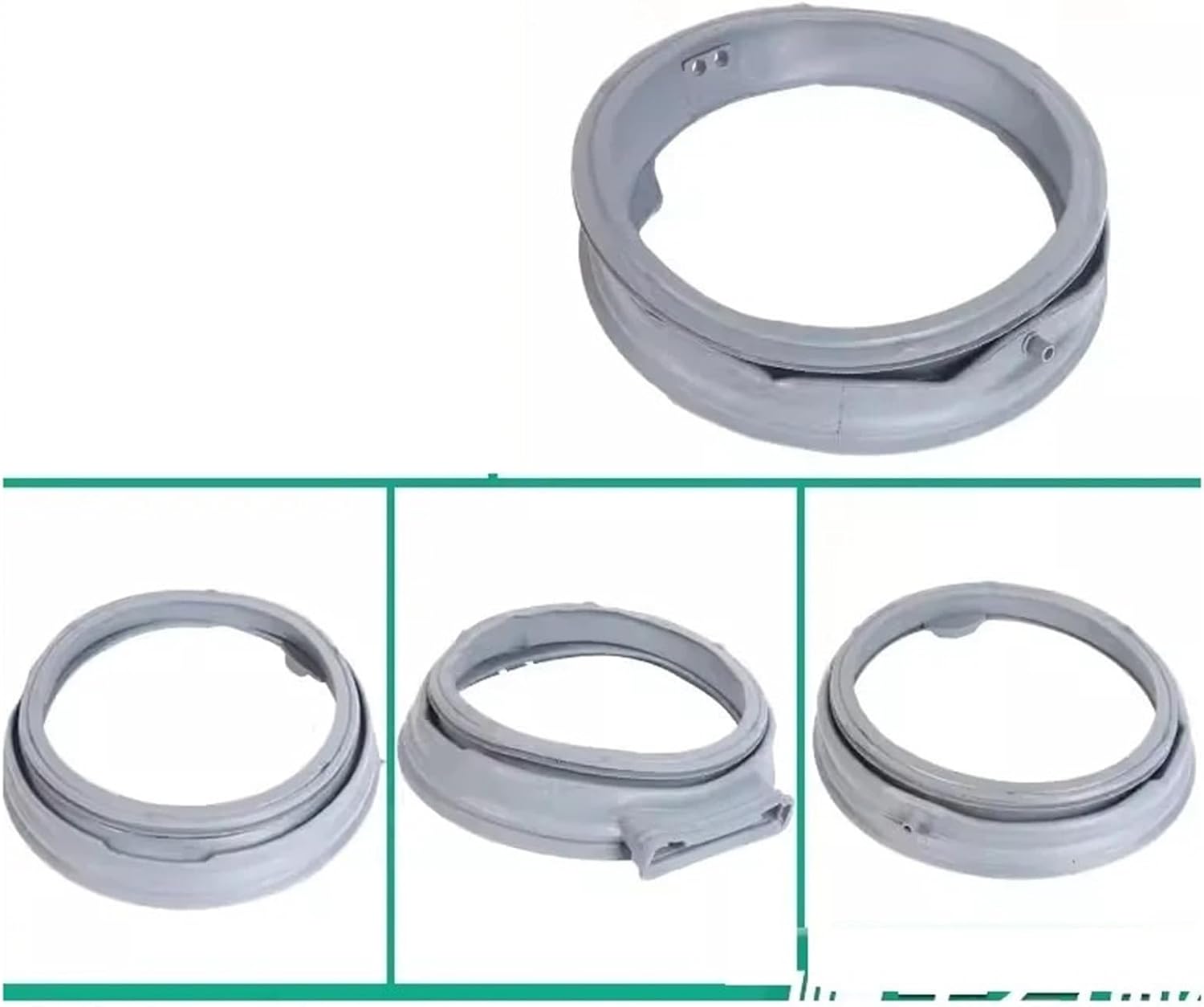 Sealing Ring For Drum Washing Machine MDS61952201/MDS63939301/MDS55242601/MDS55242601 Waterproof Rubber Ring Reduce Noise(MDS61952201)