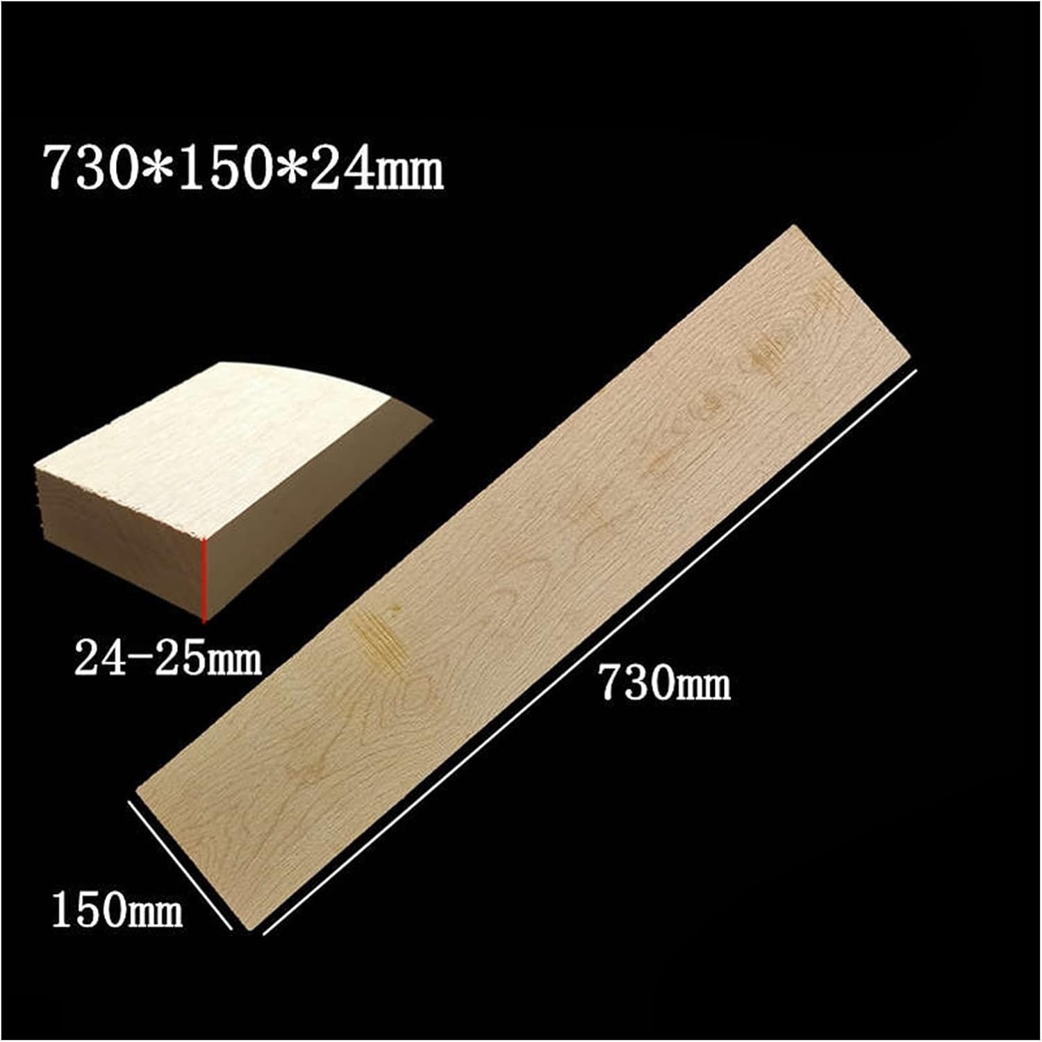 TSTS Hard Maple Electric Guitar Neck and Handle Guitar ​Neck Replacement (Color : 2)