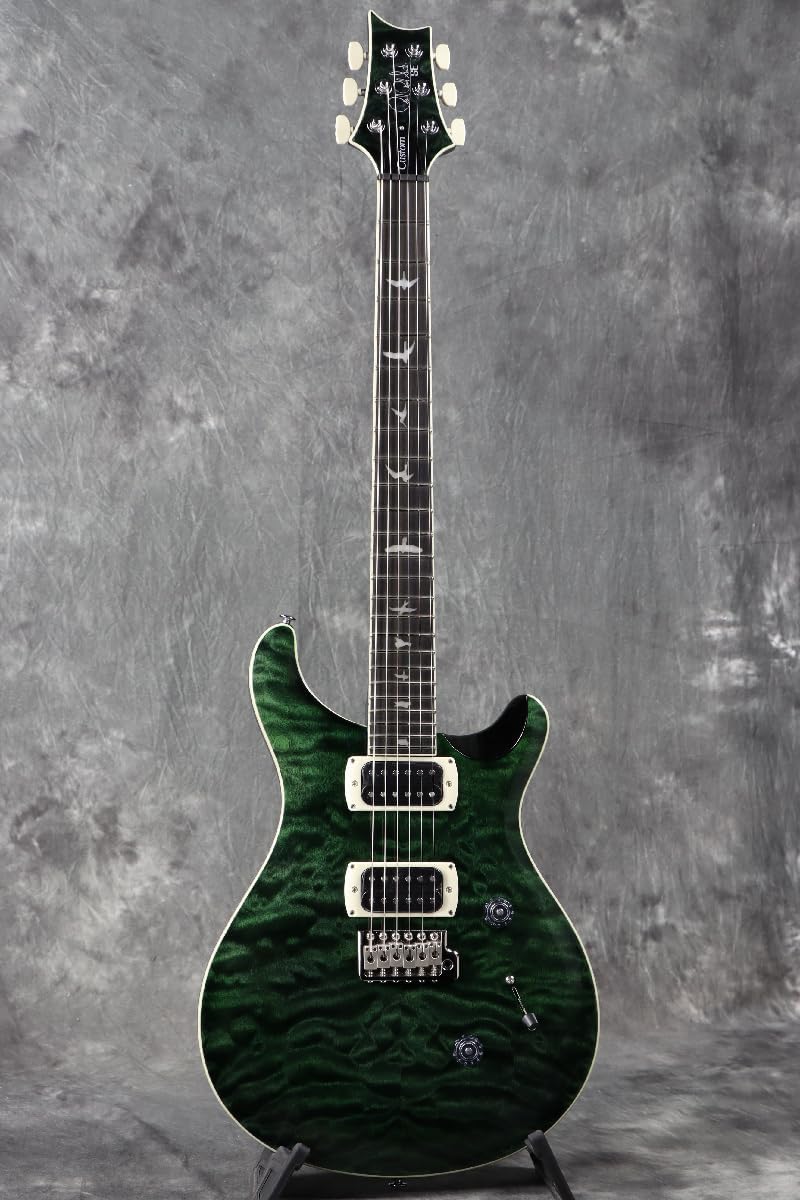 PRS SE Custom 24 Quilt, Teal Black with Gigbag