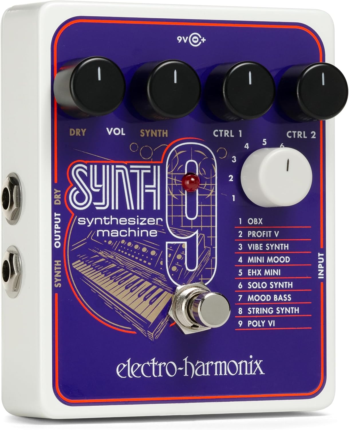 Electro-Harmonix SYNTH9 Synthesizer Machine Pedal