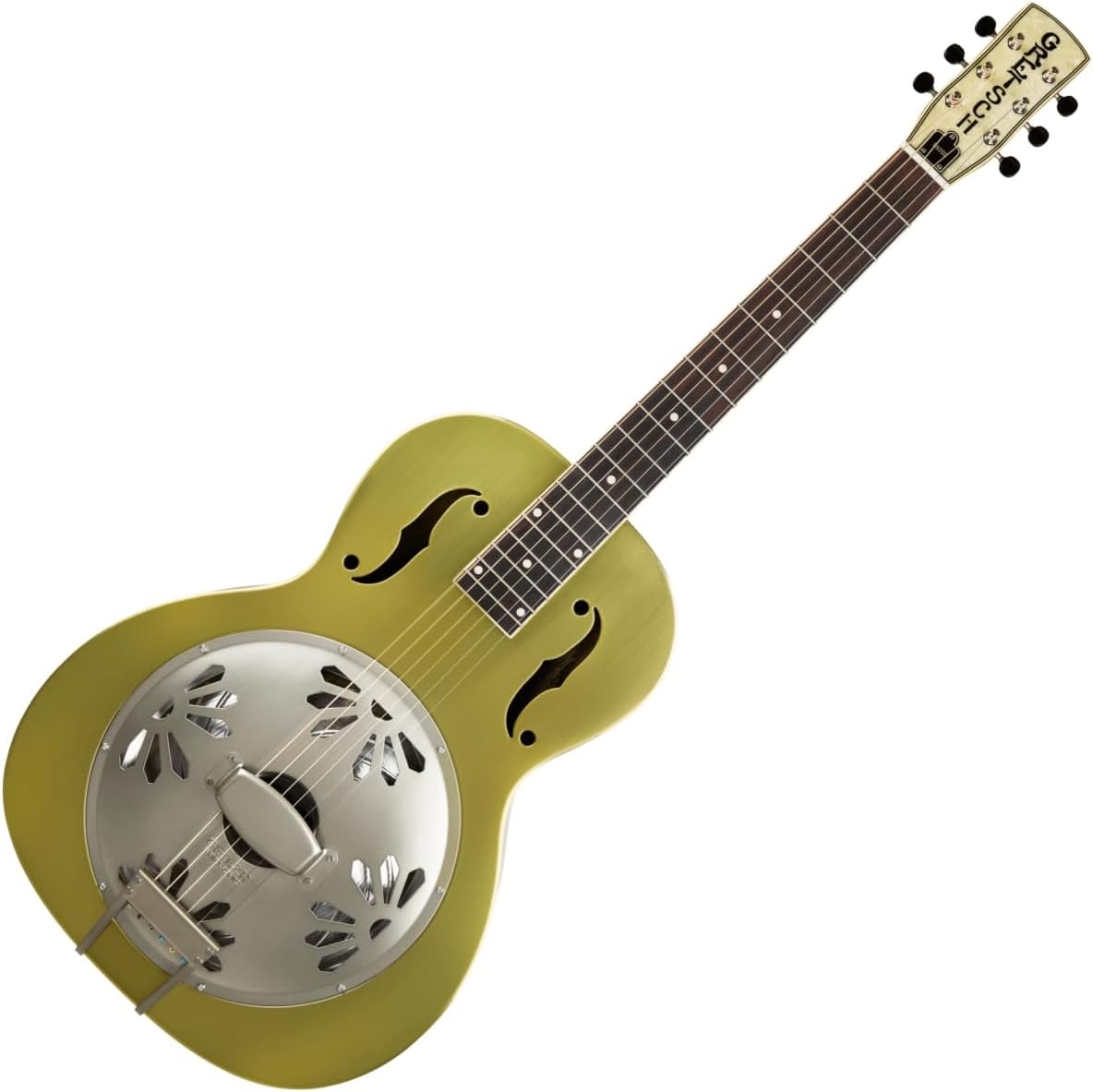 Gretsch LTD Roots Honey Dipper Resonator Guitar - Weathered Bell Bronze