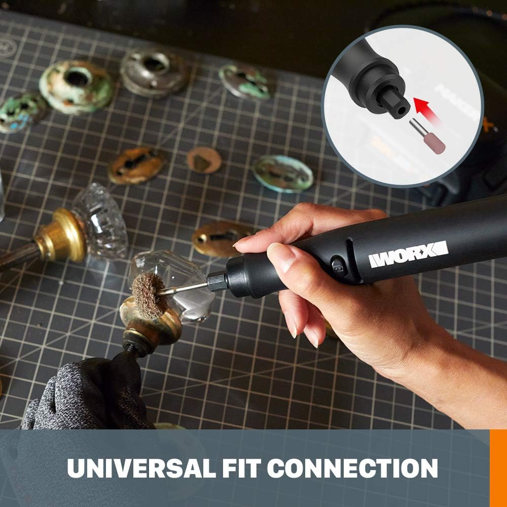 Worx WX989L 20V MAKERX 2-Pc Combo Kit - Rotary Tool + Heat Gun w/ 42 Accessories