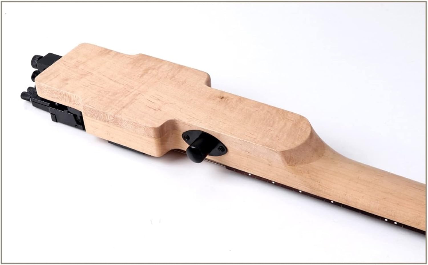 New Headless Travel Silent Electric Guitar Electric Guitar Neck (Color : Brown)