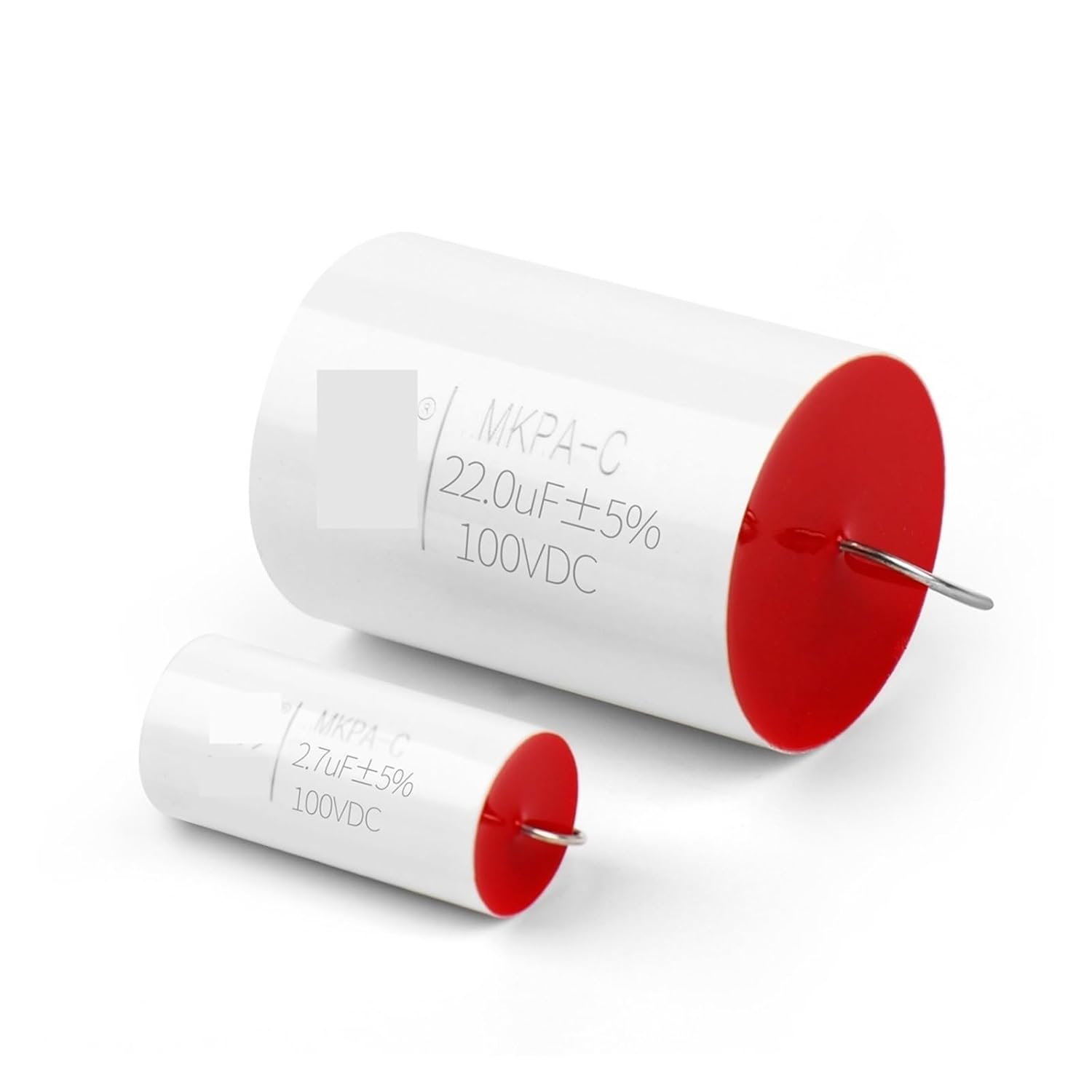 2 Pieces Audio Amplifier Capacitor 100V Crossover metallized Polypropylene Film HiFi end Audio Fever Capacitor (Size : 100V 20UF)