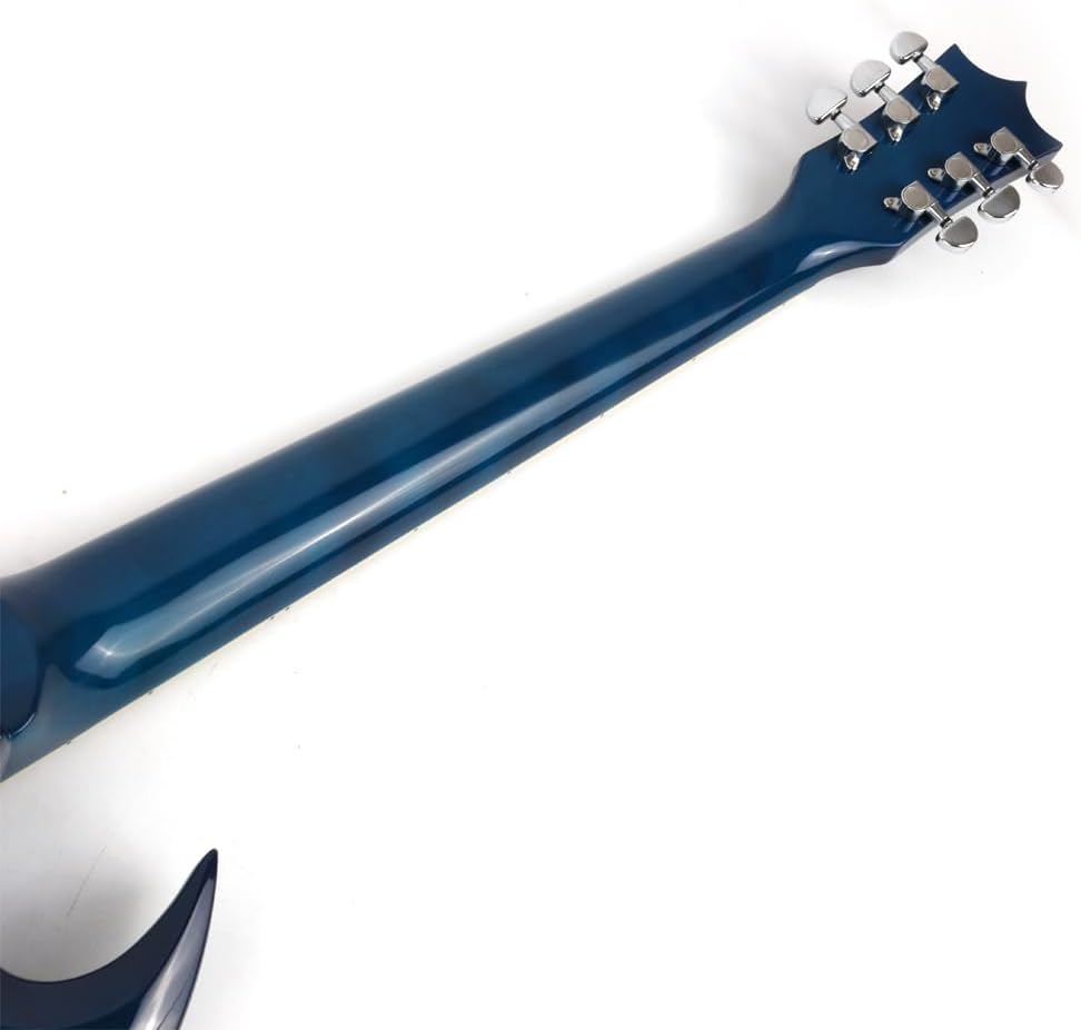 Fojill FSG-60 Electric Guitar Canadian Maple Neck Rosewood Fretboard Mahogany Body Stainless Frets(FSG-60BLR)