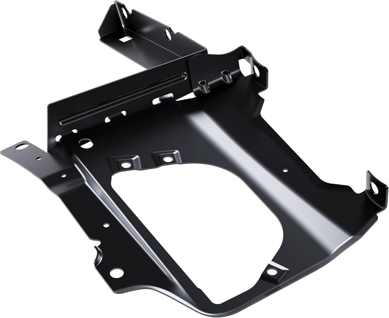 Front Bumper Brackets 1Pair Compatible with 2010-2018 Dodge Ram 2500 3500 4500 5500 Replacement for CH1061103 68064329AD 68064329AB Steel Powder Coated Black Left & Right
