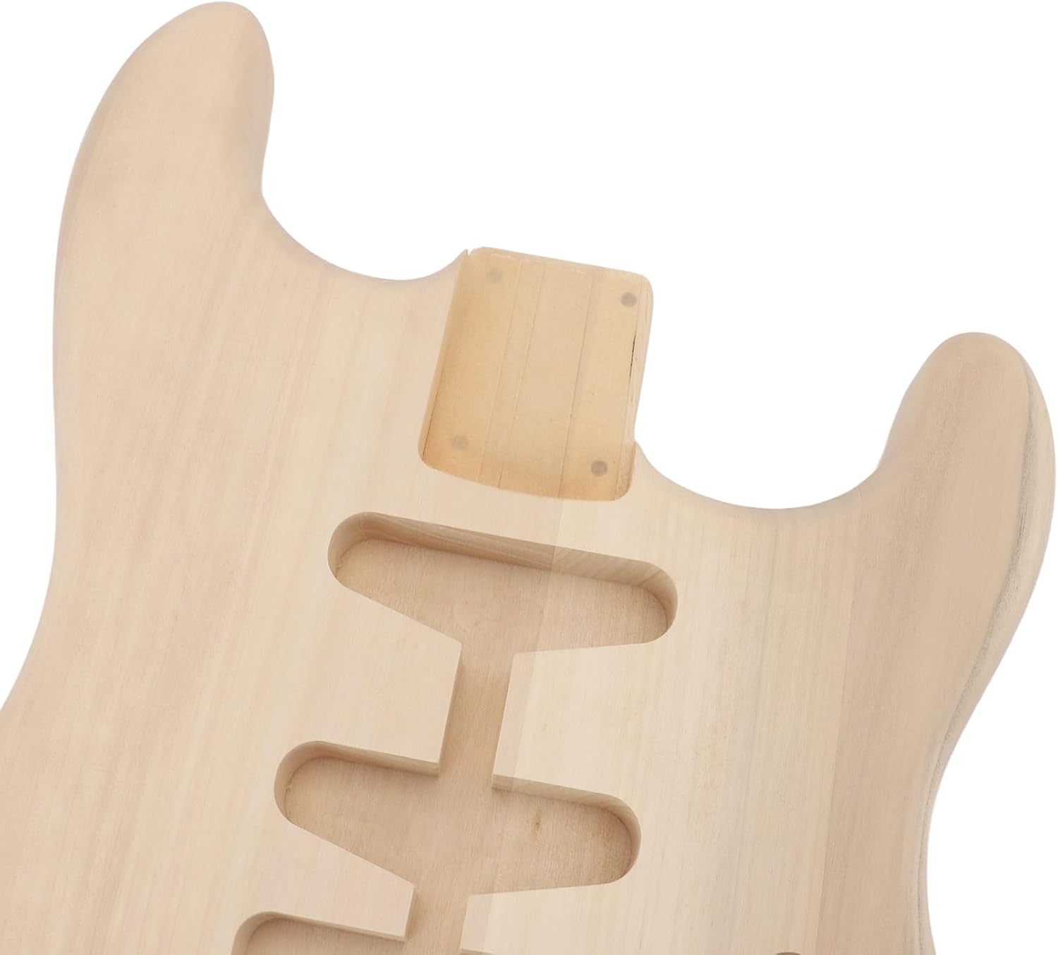 Electric Guitar Body Poplar Wood Unfinished Replacement ST Style Standard HSH Route