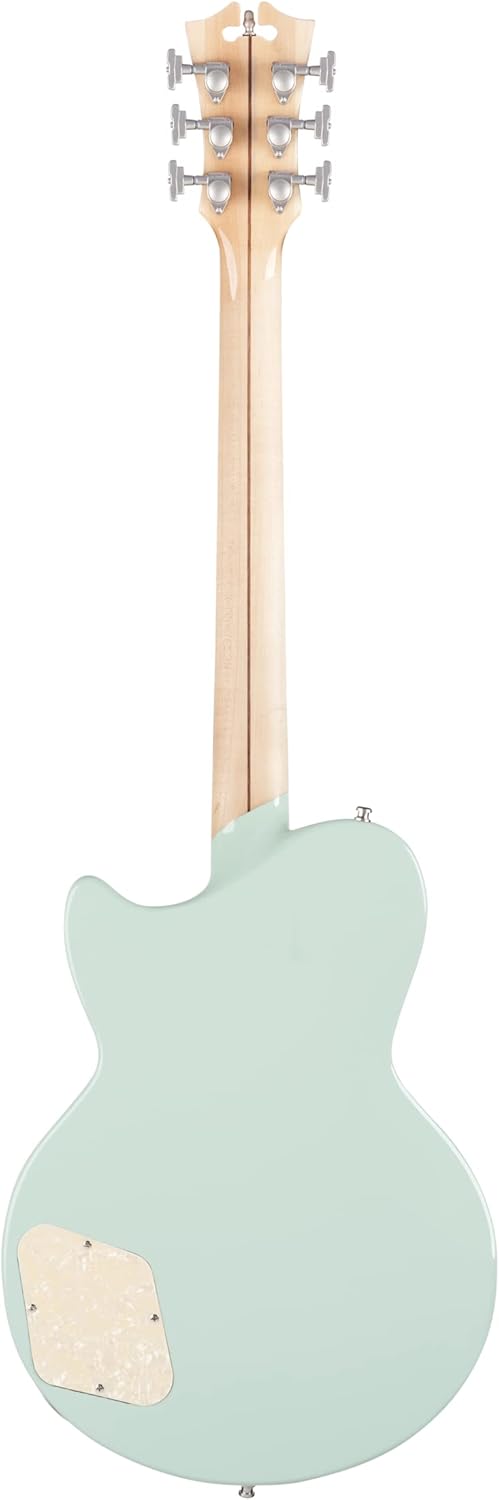 D'Angelico 6 String Solid-Body Electric Guitar, Right, Sage (DADATLSAGESNS)