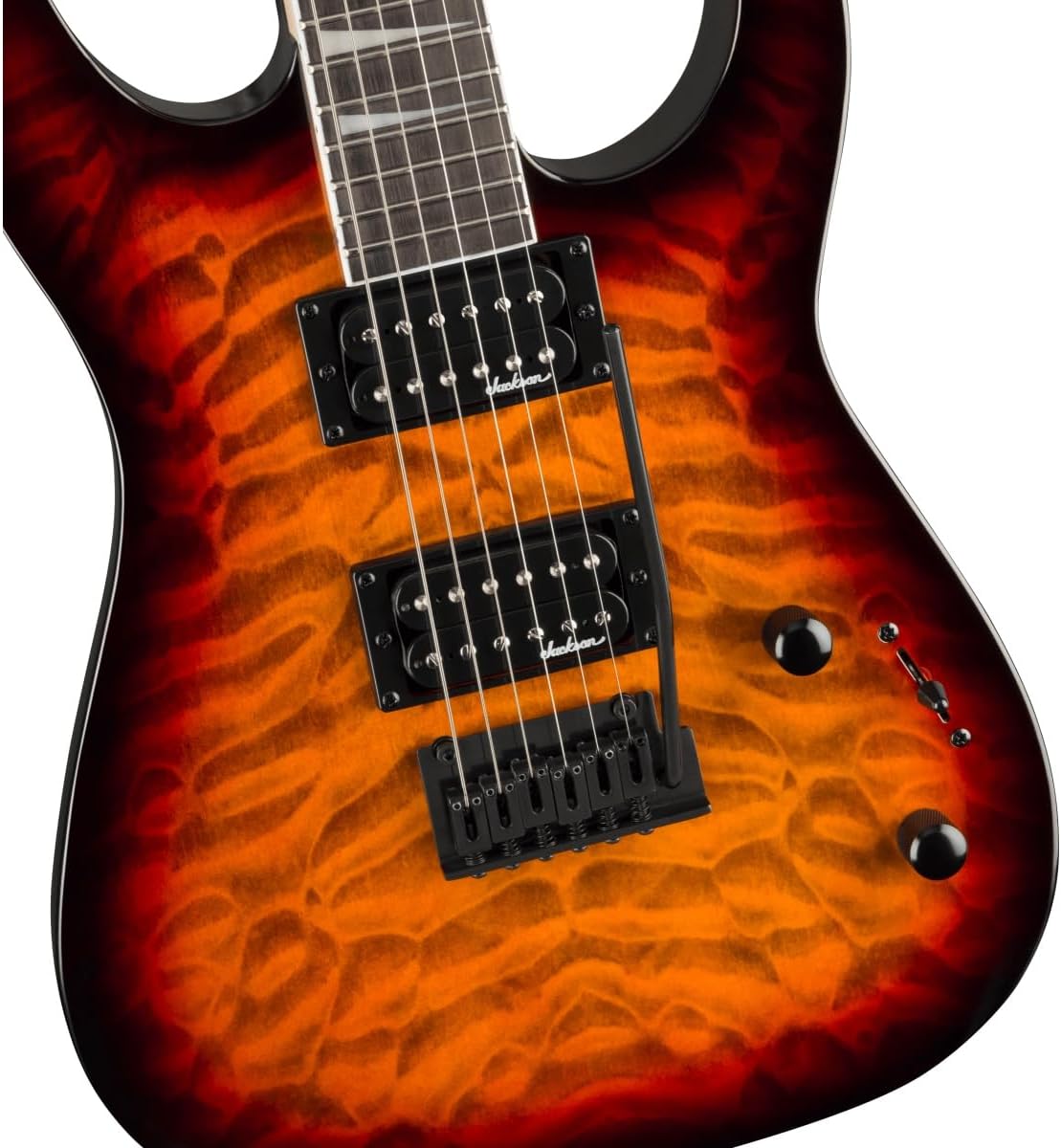 Jackson Dinky JS20 DKQ Electric Guitar - Tobacco Burst