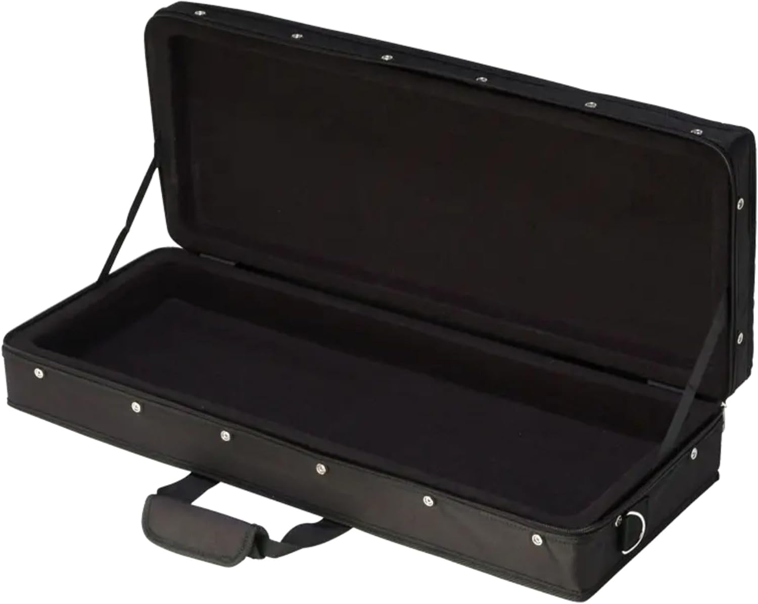 SKB 27”x 9” Foot Controller Soft Case Padded Bag, Rigid Foam Frame, Shoulder Strap and Double Zippers for DJ Controllers & Small MIDI Keyboards, Black