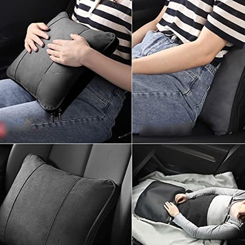 Throw Pillow Car Car Pillow Quilt Dual-Purpose Car Summer Rest Air Conditioner Quilt Lumbar Cushion with Pillow Core 15.74inx15.74in Small Pillow ( Color : Brass )