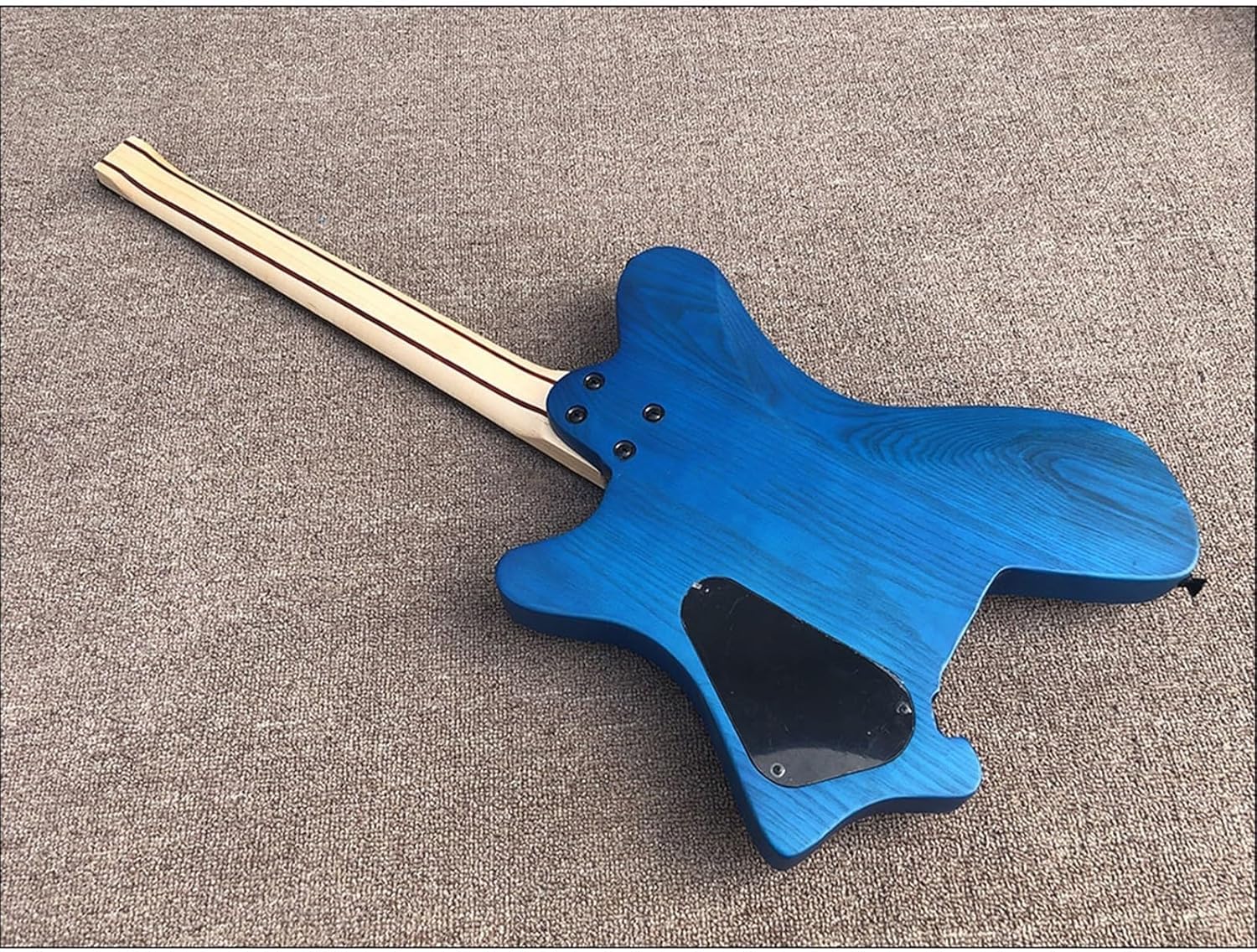 6 Strings Headless Electric Guitar Portable Travel Guitar Musical Instrument Professional Headless Guitar (Color : 02)