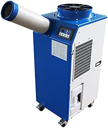 Industrial Air Conditioner Portable Spot Cooler 11900BTU/H Single Column Air-Cooled Commercial Mobile Outdoor Cooling Aircon 480m³/h 110V