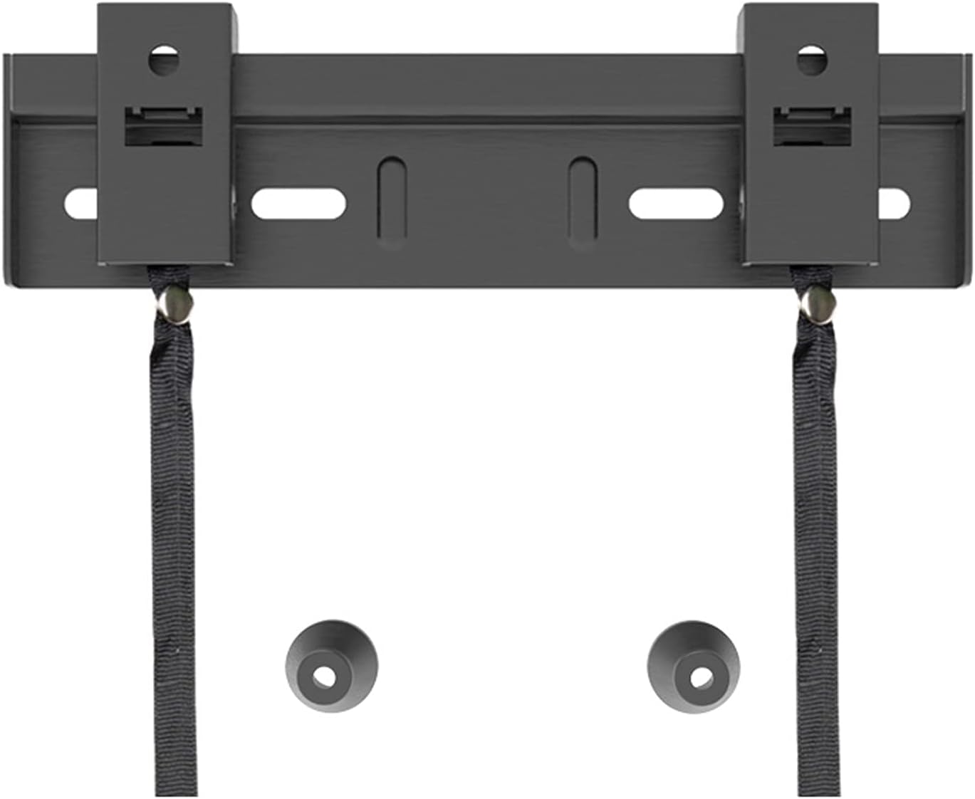 TV Monitor Holder Rack Wall-Mounted TV Bracket Low Profile Wall Fixed with Anti-Dropping Corners and Double Hooks for Most 26-80 Inch Flat Sn TVs,L