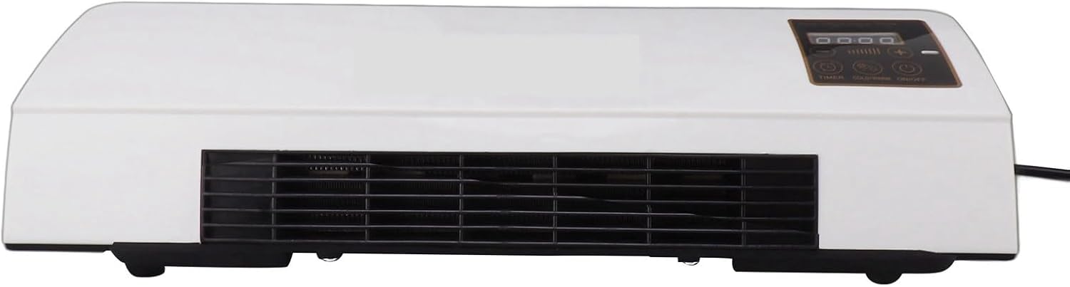 Wall Mounted Heating Machine, Mini Nature Fan and Heating Wall Mounted Fan, Low Noise Touch Control Small Air Heater Machine for Indoor Outdoor (Style 4)