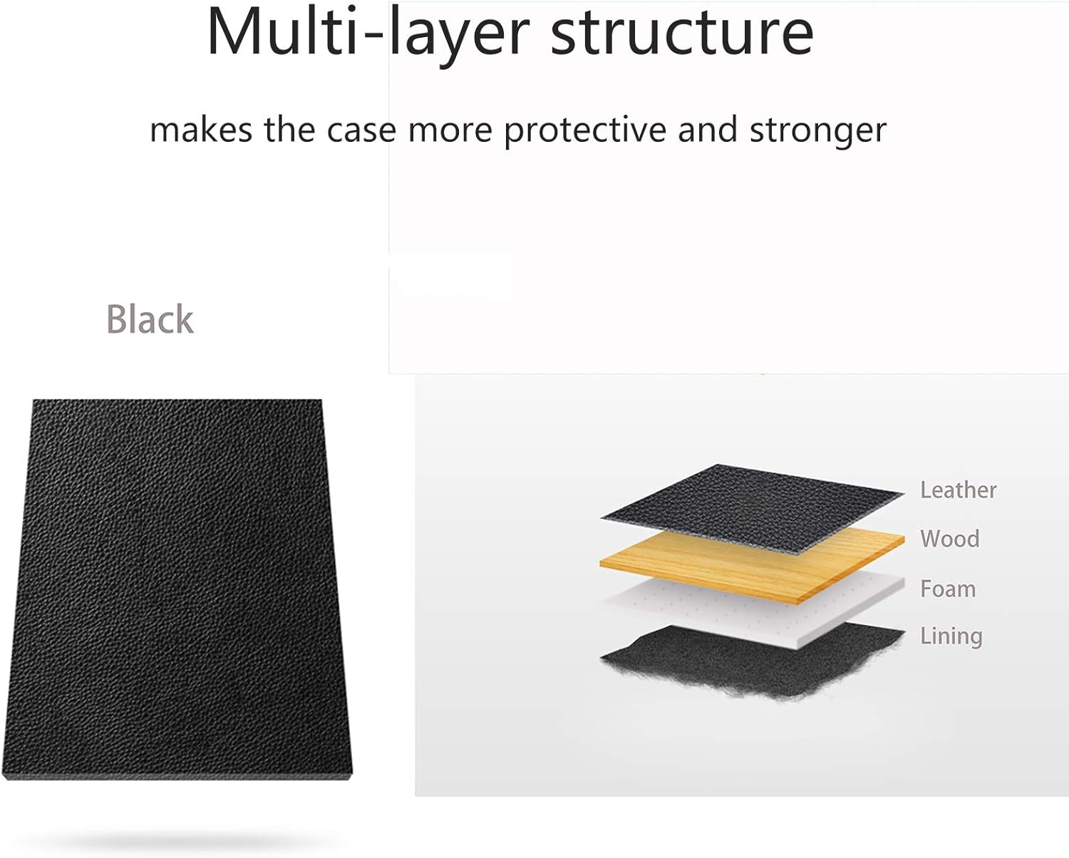 Crossrock Hardshell Arch Top wood case fits SG Electric Guitars-Black(CRW620SGBK)