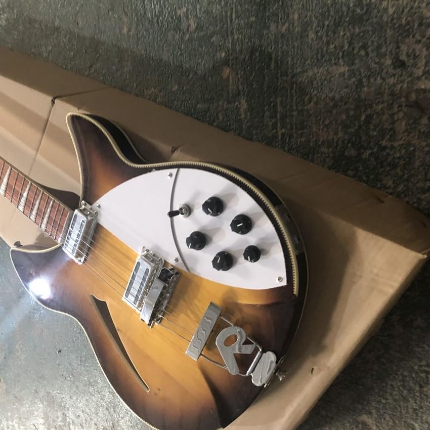 Custom Brown 360/12 String Guitars - Perfect for Musicians and Enthusiasts Seeking a and High- Instrument for Personalized Performance