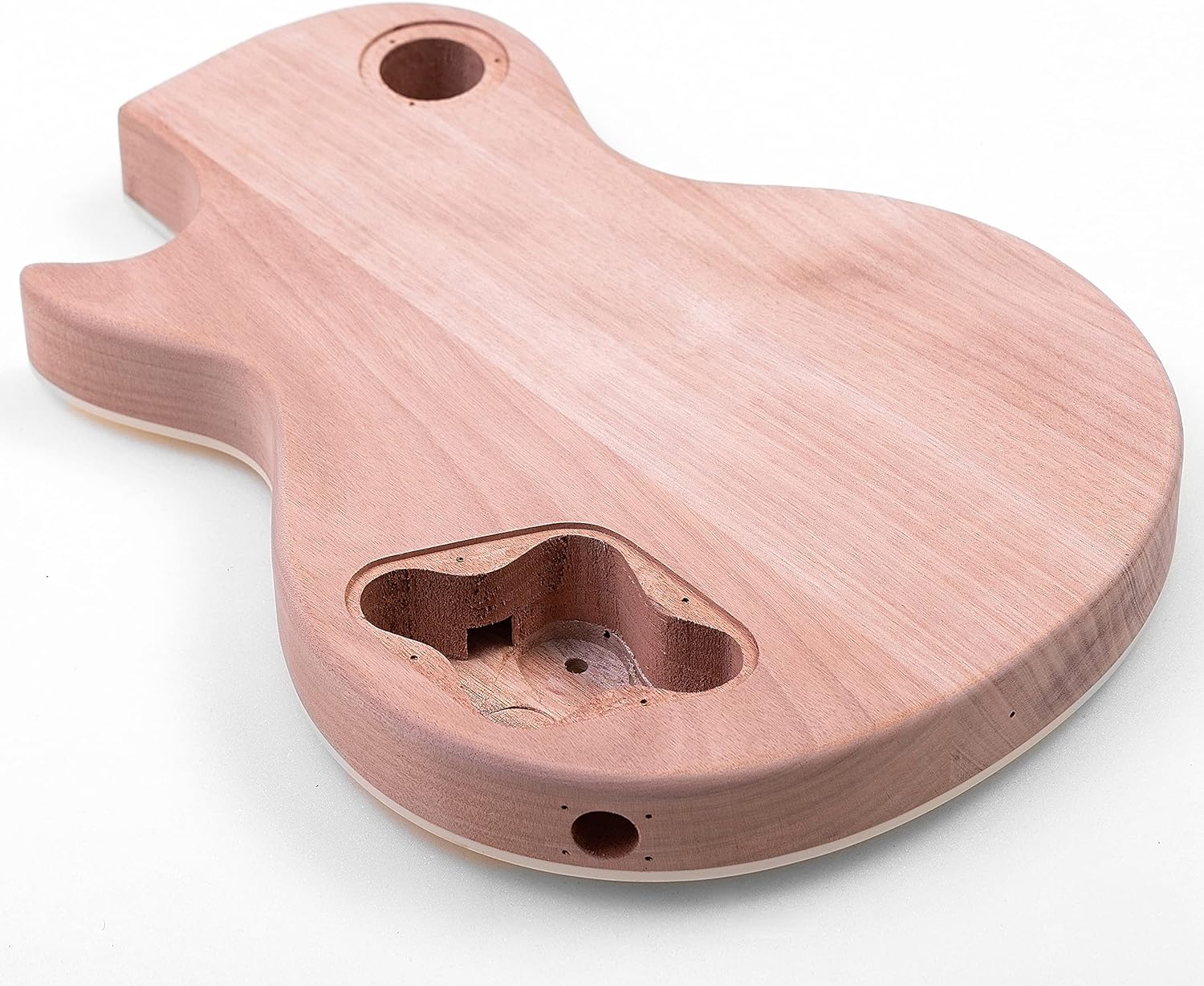 DIY Electric Guitar kits,Mahogany Body,Mahogany Neck and Rosewood Fingerboard,H-H Pickup Configuration,Natural