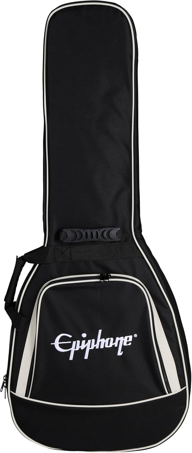 Epiphone Inspired by Gibson Les Paul Custom, Alpine White with Bag