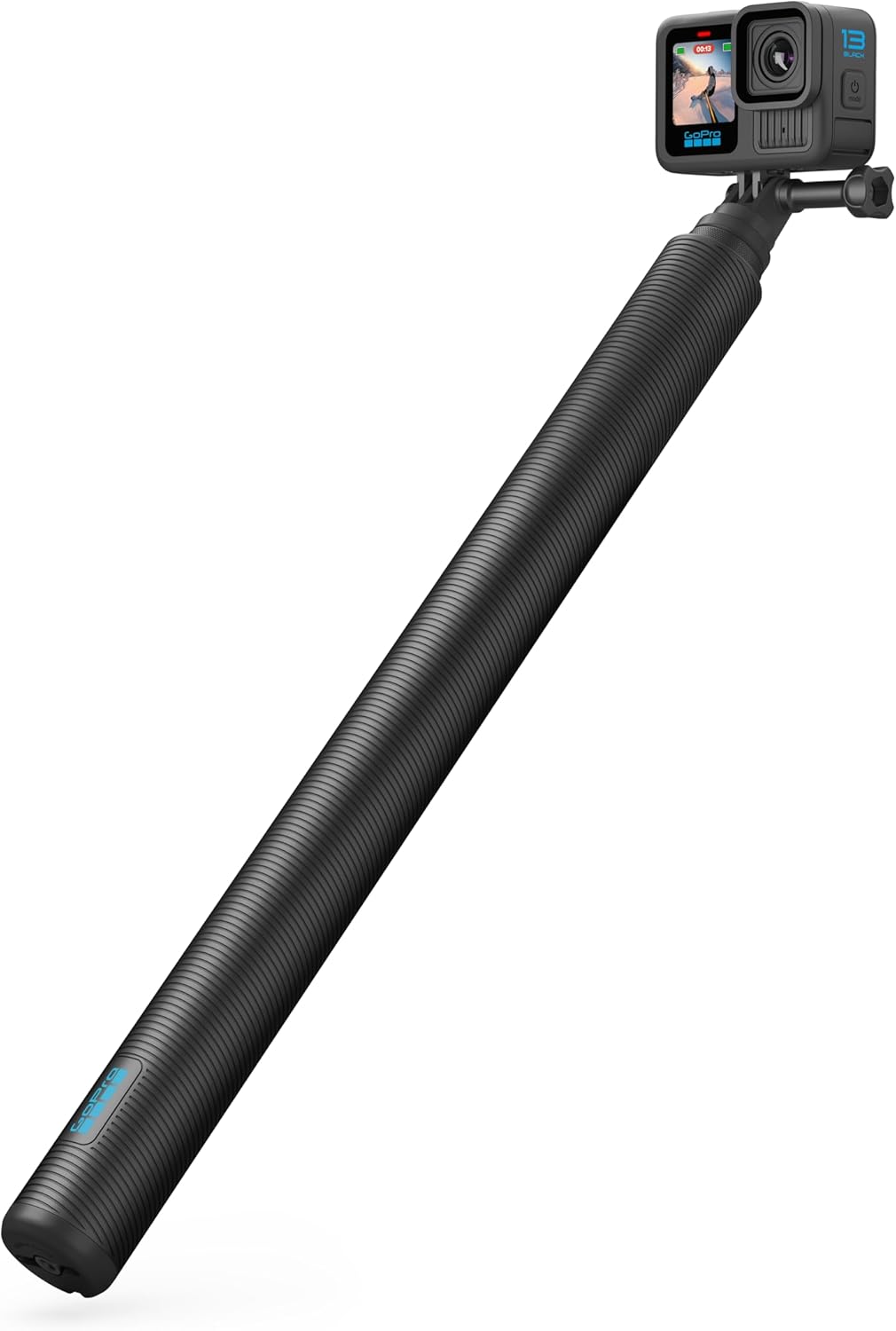 GoPro 9ft (2.7m) Carbon Fiber Extension Pole + Ultra-Light Invisible 360 Grip (Compatible with All GoPro Cameras) - Official Accessory