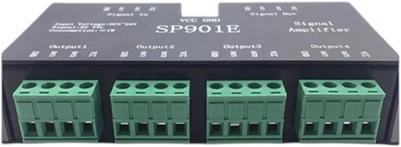 DC5V-24V Amplifier SP901E LED Signal SPI Controller 4 Channel Set Suitable for WS2812 2811 dmx512 Pixel