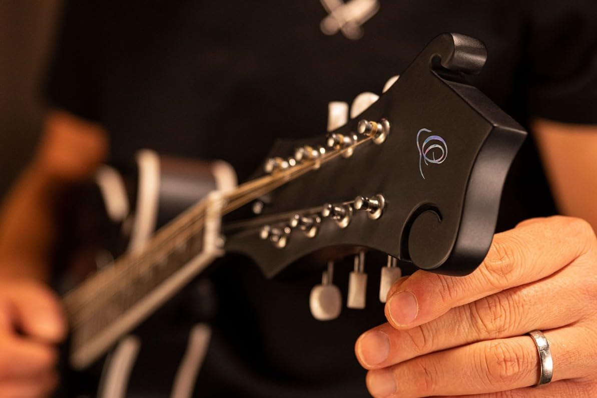 Ortega Guitars, 8-String Americana Series F-Style Acoustic-Electric Mandolin, Right, Whiskey Burst (RMFE30-WB)