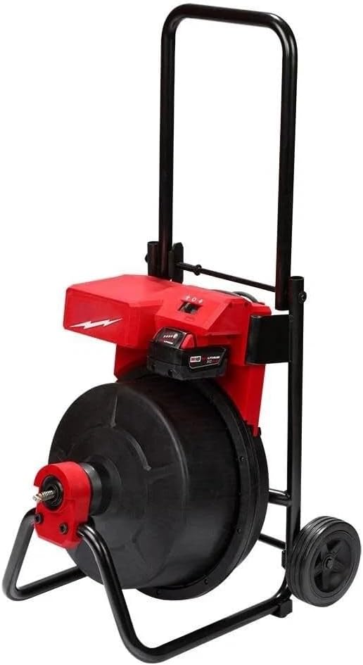 New 2817A-21 for Milwaukee M18 Cordless Drain Cleaning Drum Machine with 3/8”-1/2” Cable