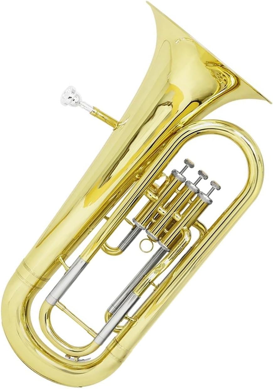 Bb Tuba Euphonium 3 Key Vertical Woodwind Instrument With Accessories Euphonium All-brass Instrument