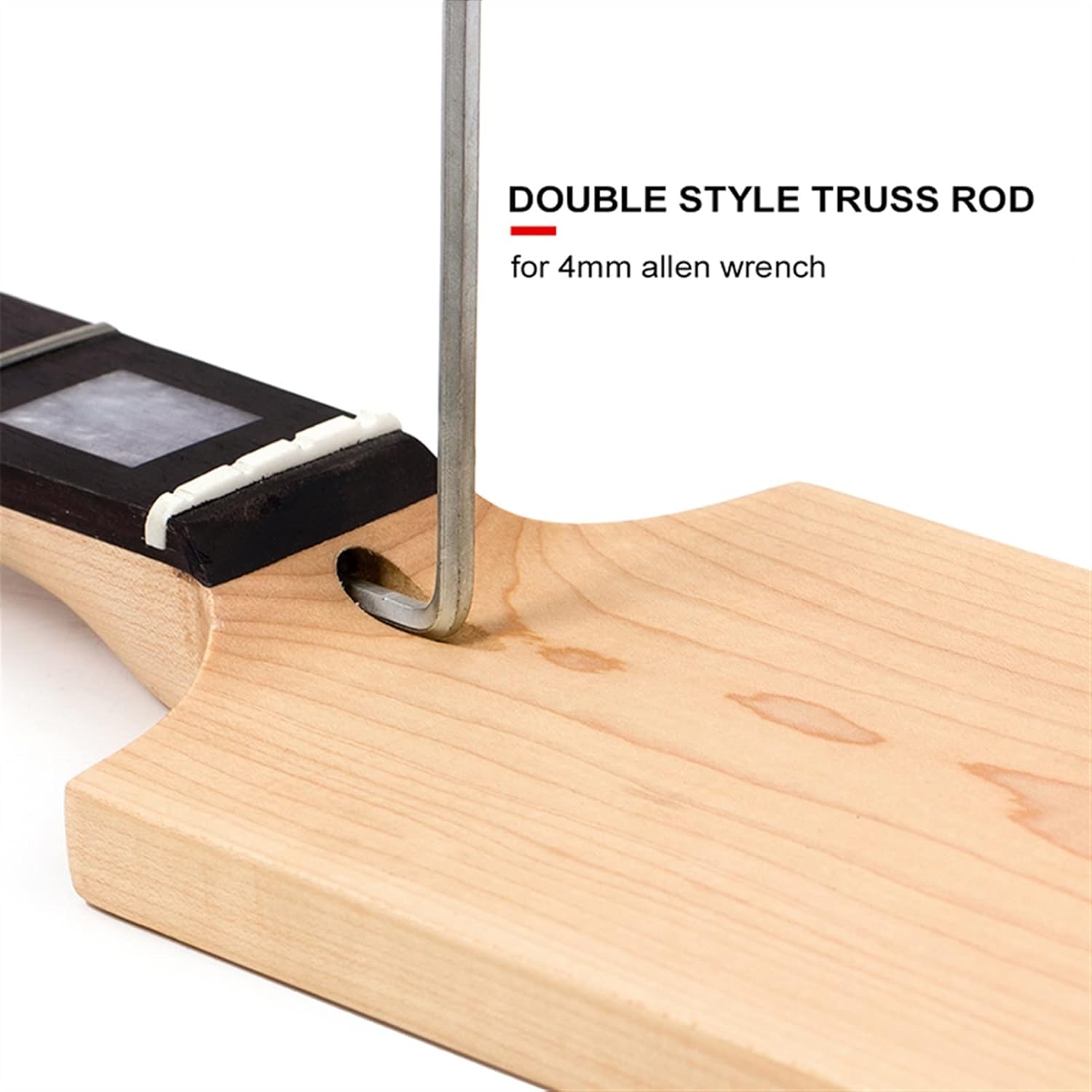 Electric Bass Guitar Neck for 4 String DIY Unfinished Maple Nut 21 Frets Bolt On Guitar Unfinished Guitar Neck (Color : 02)