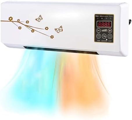 2025 Upgrade Air Conditioner, Portable Air Conditioner Split Max, Wall Mounted Air Conditioners, US Plug 110V, Quiet Operation for Home, Office(Brown)