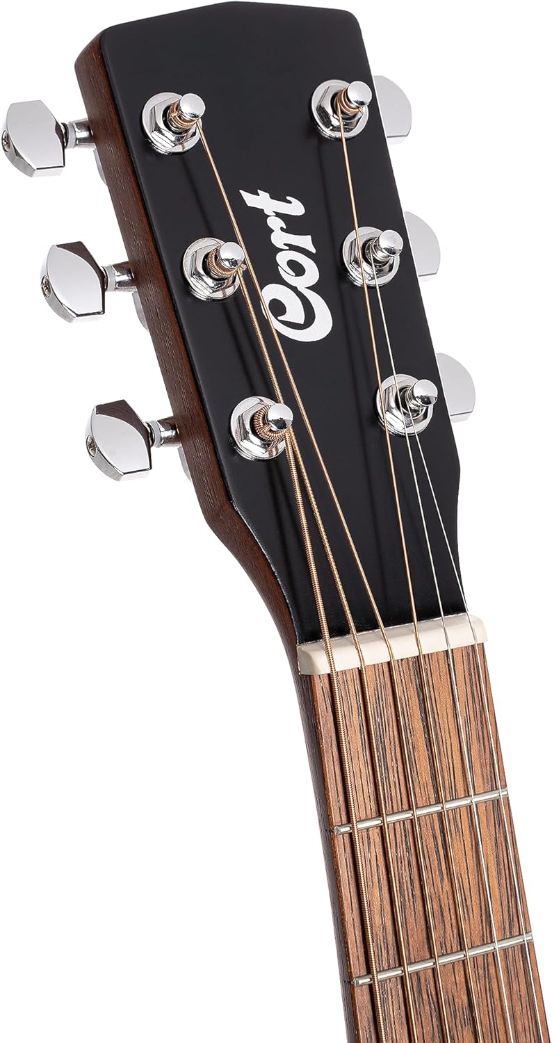 Cort Standard Series Mini Acoustic Guitar, Open Pore Natural w/Bag (ADMINIOP-A)