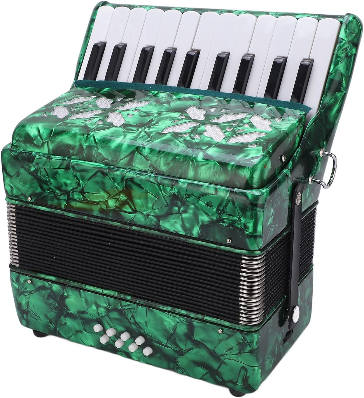 Professional Accordion 22 Keys and 8 Bass Concertina Accordion Accordion Standard Design International Standard Size Beginners Accordion Musical Instrument