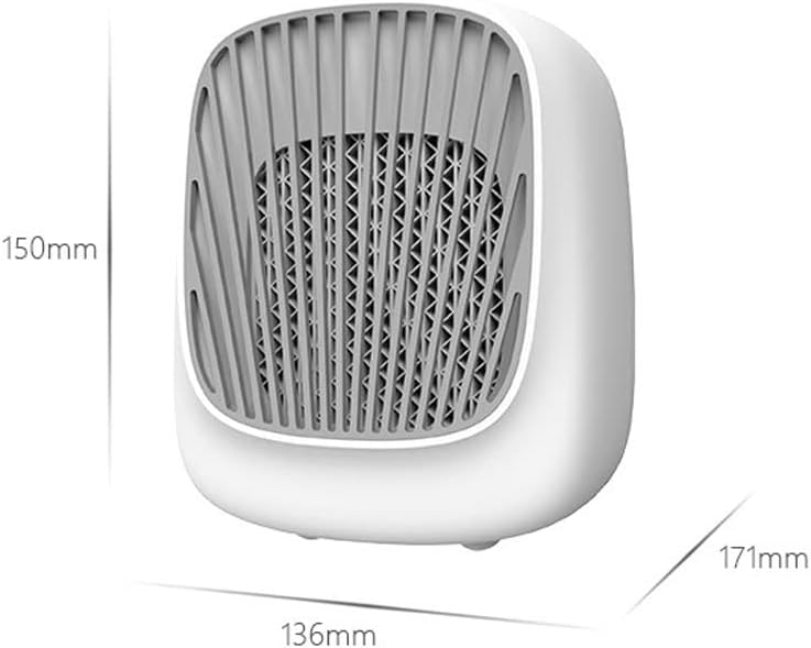 Portable Air Conditioners, Evaporative USB Personal Air Cooler, Mini Desktop Spray Fan, 3 Speeds Air Cooler Humidifier for Home, Office (Color : White)