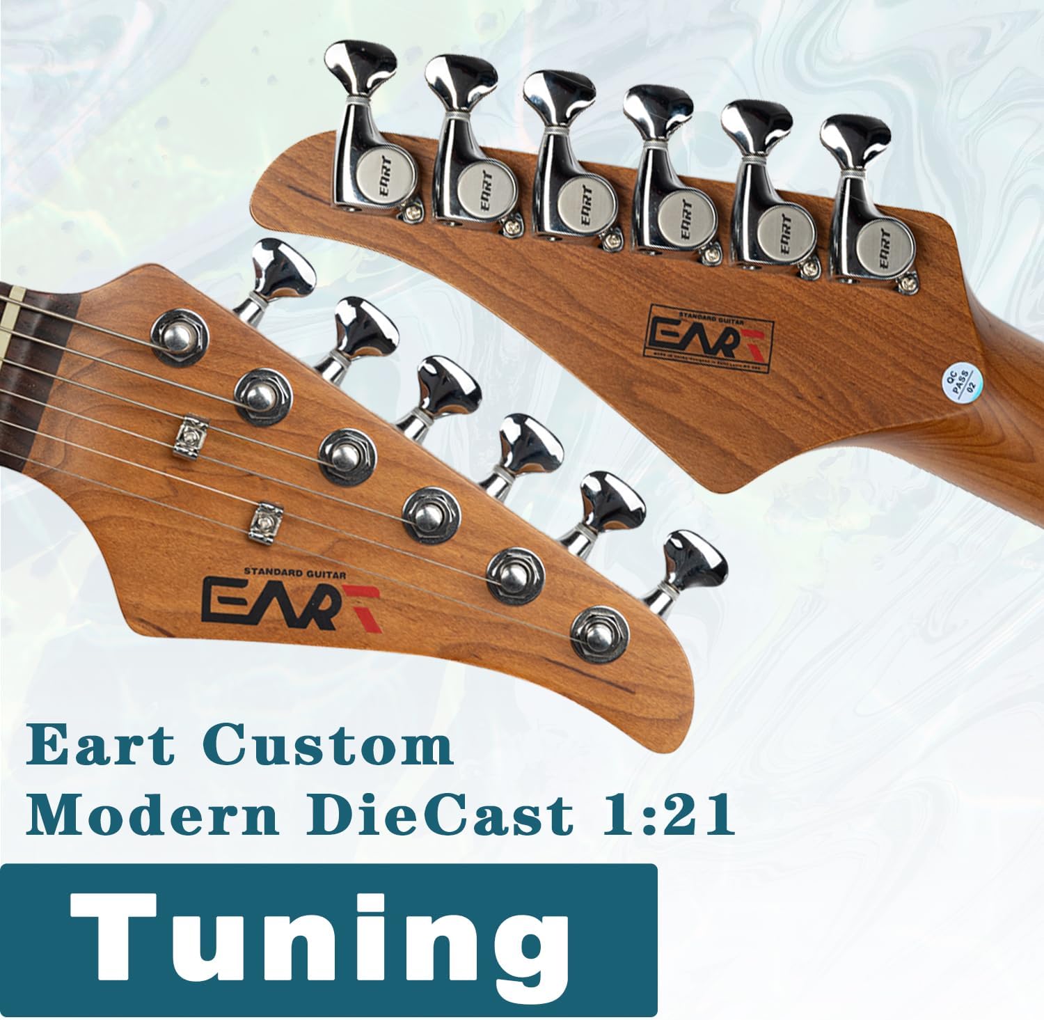 EART CP.1 Electric Guitar 6-String Solid-Body 22 Frets,Single, Single and Double Pickups, Music Style Switching, Clear Tone, Meeting Various Needs