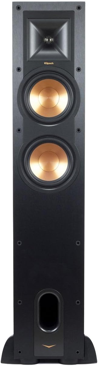 Klipsch Reference R-26FA Floorstanding Speaker, Black, Pair