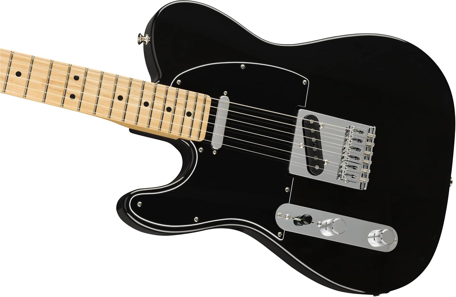 Fender Player Telecaster® Left-Handed - Black Bundle with Premium Tweed Case, Instrument Cable, Tuner, Guitar Strap, Extra Strings and Austin Bazaar Guitar Essentials DVD