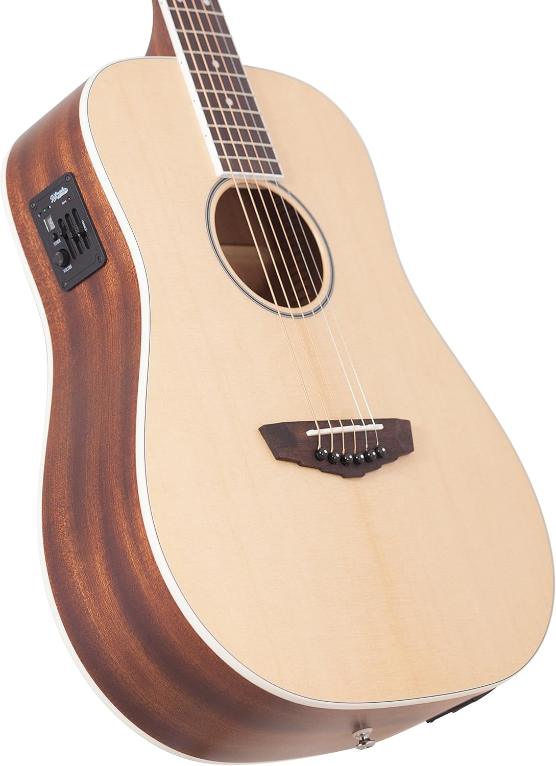 D'Angelico Premier Niagra Acoustic-Electric Guitar - Natural Spruce