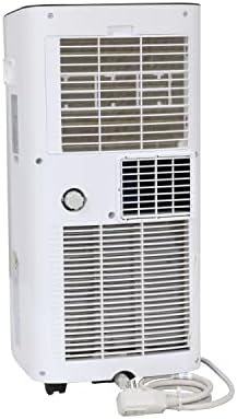 PerfectAire 2PORT10000A 10,000 BTU/7,000 SACC Compact Portable Air Conditioner with Full-Function Remote for Small to Medium Rooms, White, 115V - CEC