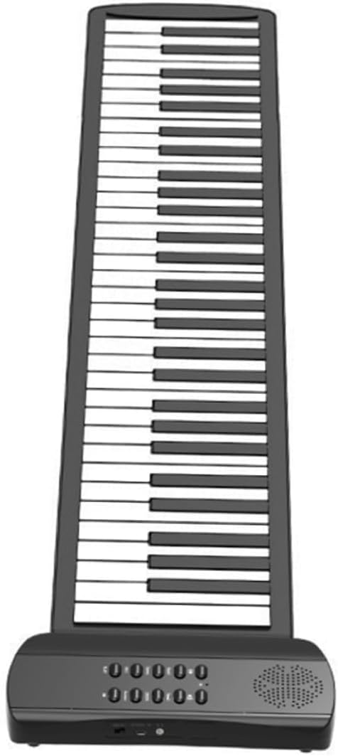Totority Portable Roll-up Piano with High-fidelity Sound Durable Silicone Material for Beginners Go Musicians Easy to Carry Electronic Keyboard