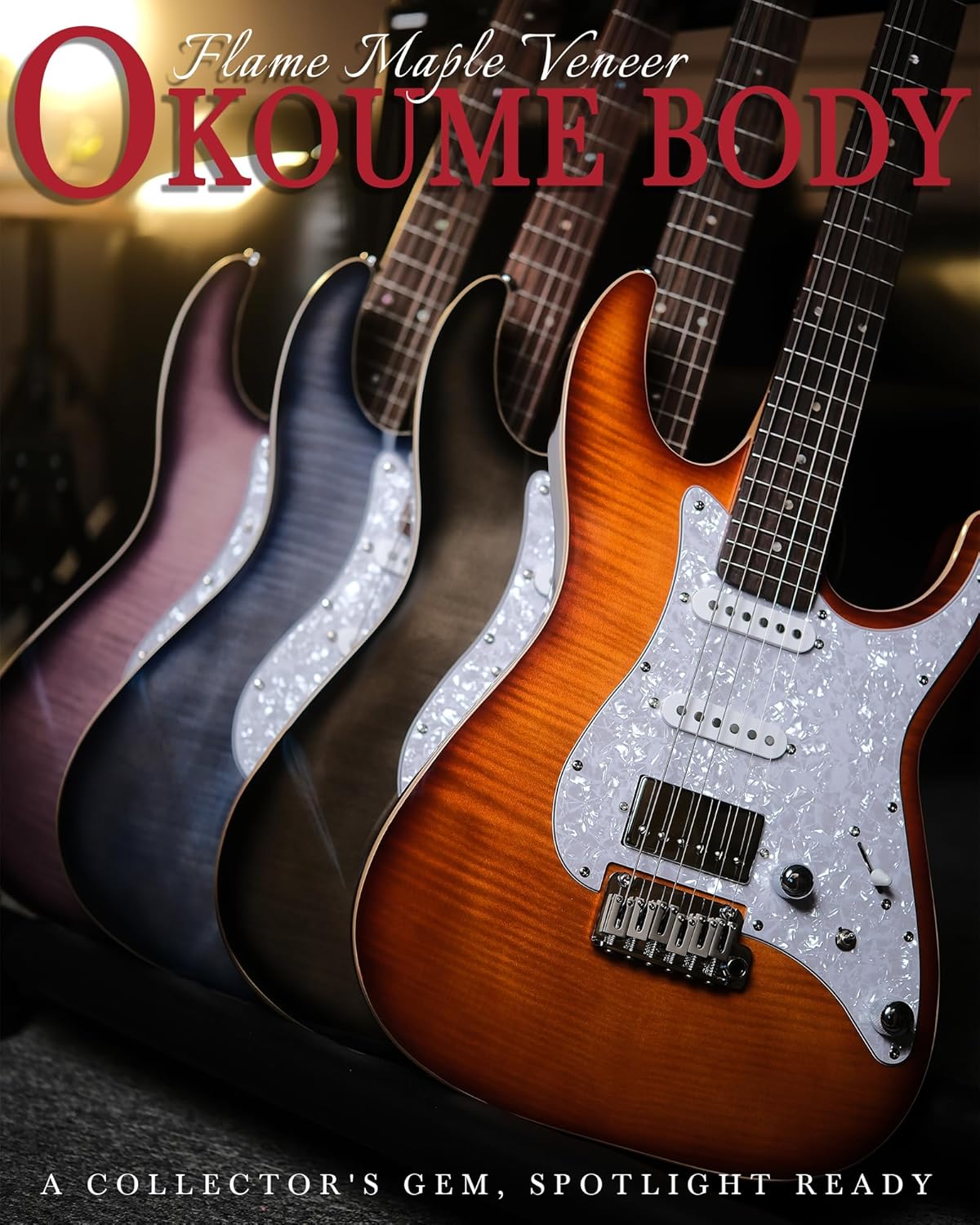 AKLOT Veltrix Electric Guitar Kit with Mini Electric Guitar Amp