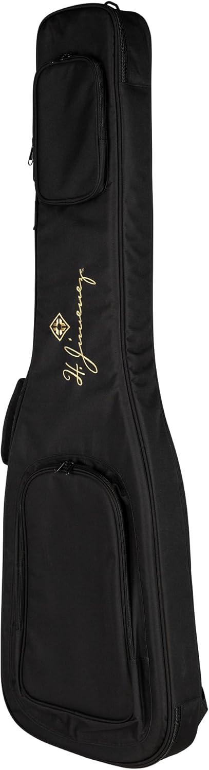H. Jimenez 5 String Glossy Gold Top Bass Guitar With Deluxe Padded Gig Bag (LBS5-GT)