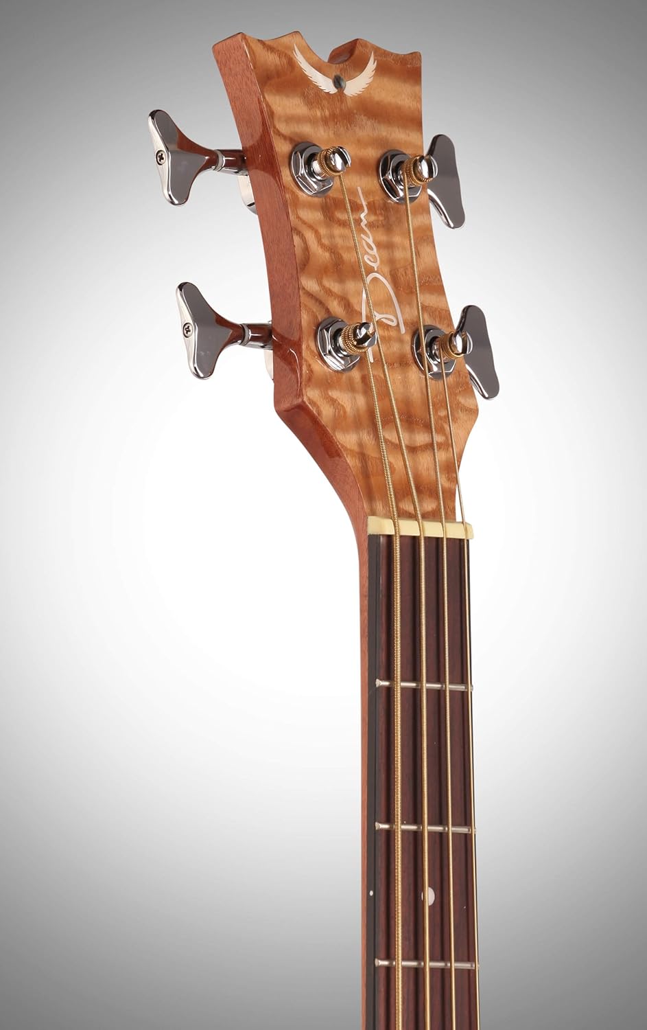 Dean EQA Exotica Quilt Ash Acoustic-Electric Guitar, Gloss Natural