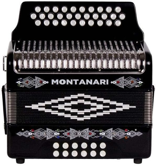 Montanari 3112 G Acordeon Fa Negro Accordion FBE