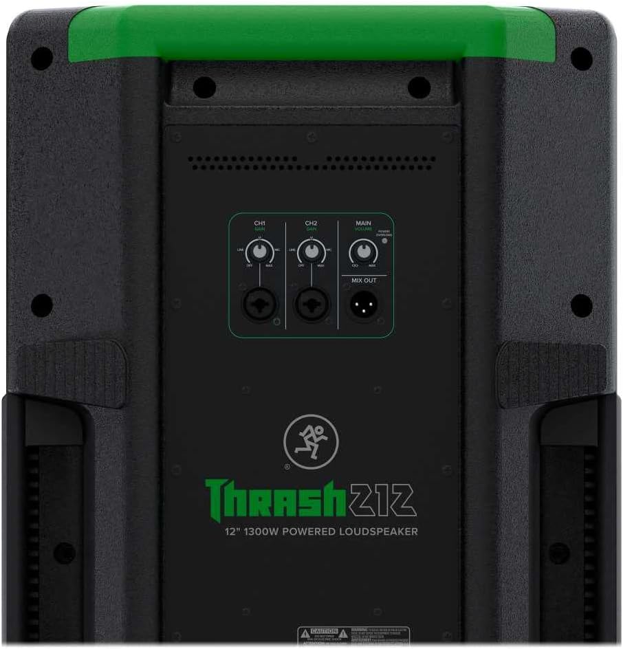Pair of Mackie Thrash 212 1300-watt 12-inch Powered Loudspeaker with 12