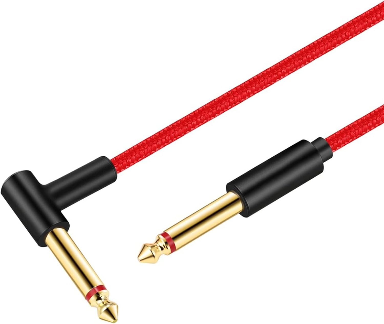 Guitar Cable Guitar Cable 6.5mm to 6.5mm Cable for Electric Guitar Amplifier Speaker Guitar Cable (Color : 15m)