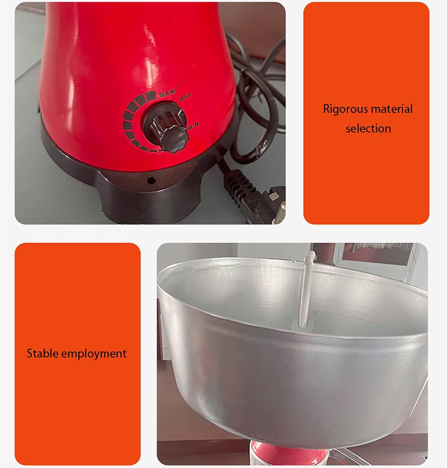 Electric Milk Cream Separator Machine, Aluminum Alloy Cream Skimmer for Cow, Goat, and Sheep Milk, 12L Centrifugal Butter and Milk Separator