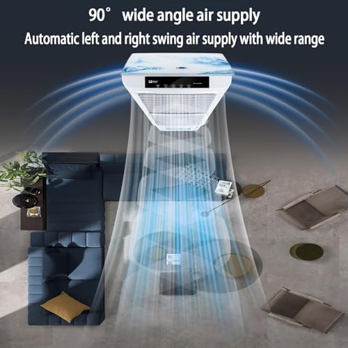 Portable Air Conditioners Portable Evaporative Air Cooler Floor Air Conditioner Three-speed Adjustment Large-capacity Water Tank Rapid Cooling Can Be Used In Large Areas Such As Homes Warehouses