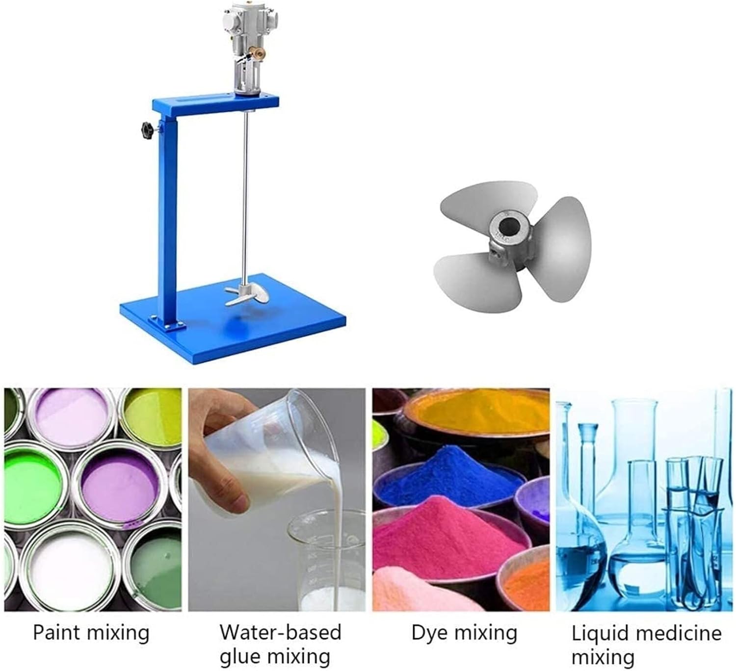 5 Gallon Pneumatic Paint Stirring Machine Automatic Lifting Pneumatic Paint Mixer Pneumatic Mixing Machine Air Agitator