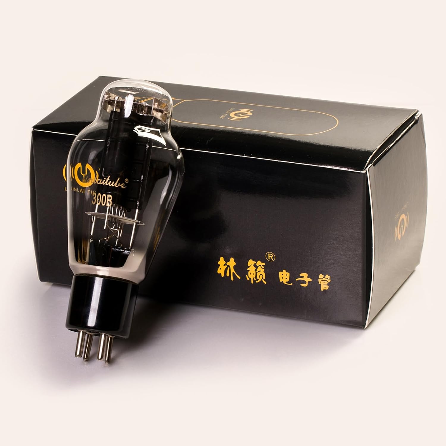LINLAI 300B 1 Pair Vacuum Hifi Valve Electronic Tube for Class Pairing Audio Amplifier Replaced 10W Power Amplication (300B)