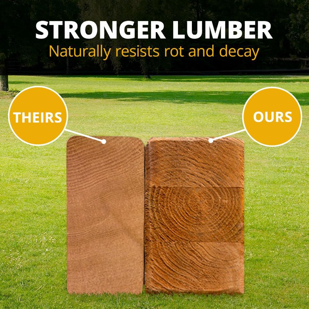 Gorilla Playsets 01-1077 Avalon Treehouse Wooden Swing Set with Oversized Green Vinyl Canopy Roof, Climbing Wall, Ladder, Swings and Slide